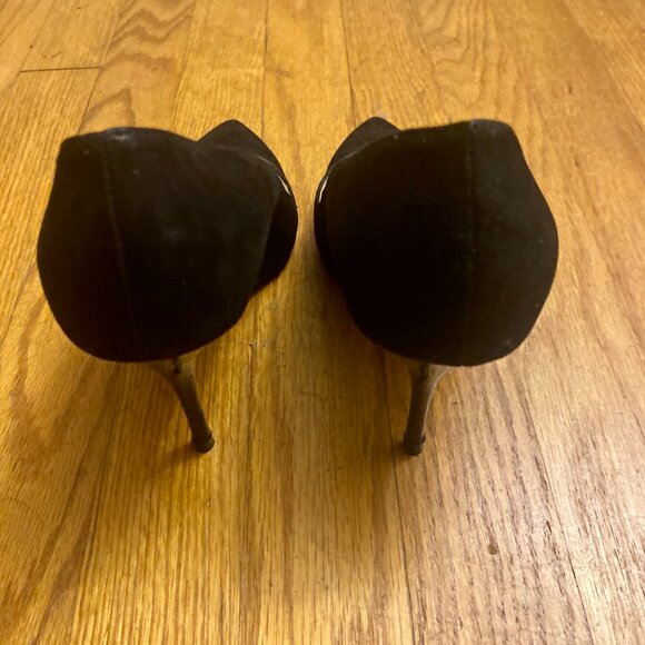 Enrico Cuini for Jamie Black Pumps Heels Shoes Size 36.5 / 6.5